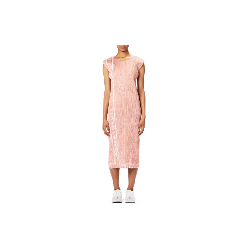 PLEATS PLEASE ISSEY MIYAKE Sleeveless Dresses Women's Pink-2