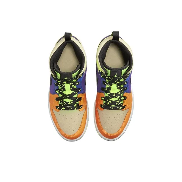 Jordan 1 Mid SE Volt Vivid Orange PS-3