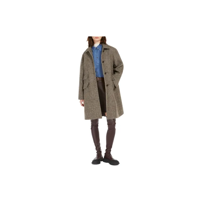 WEEKEND MaxMara Pitone Collection Coat Women's Brown-2