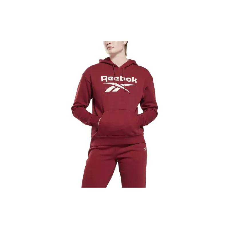 Reebok RI BL FLEECE HOODIE Sweatshirt Women's Red-3