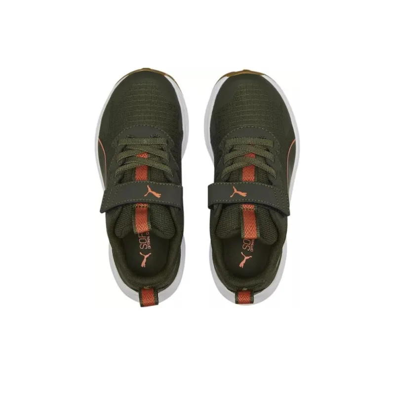 PUMA Twitch Runner Anti-Slip Wear-Resistant Low-Top Kids' Running Shoes Jasper Children Aged 3-7 Years Old-4