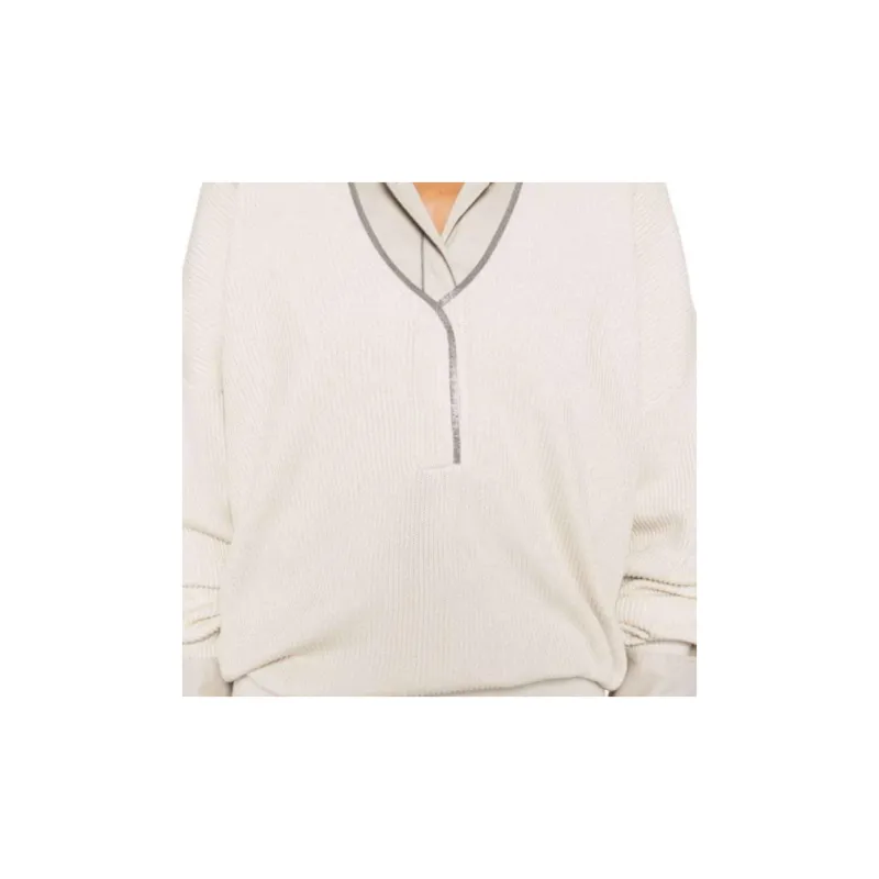 Brunello Cucinelli V Neck Knitted Jumper-4
