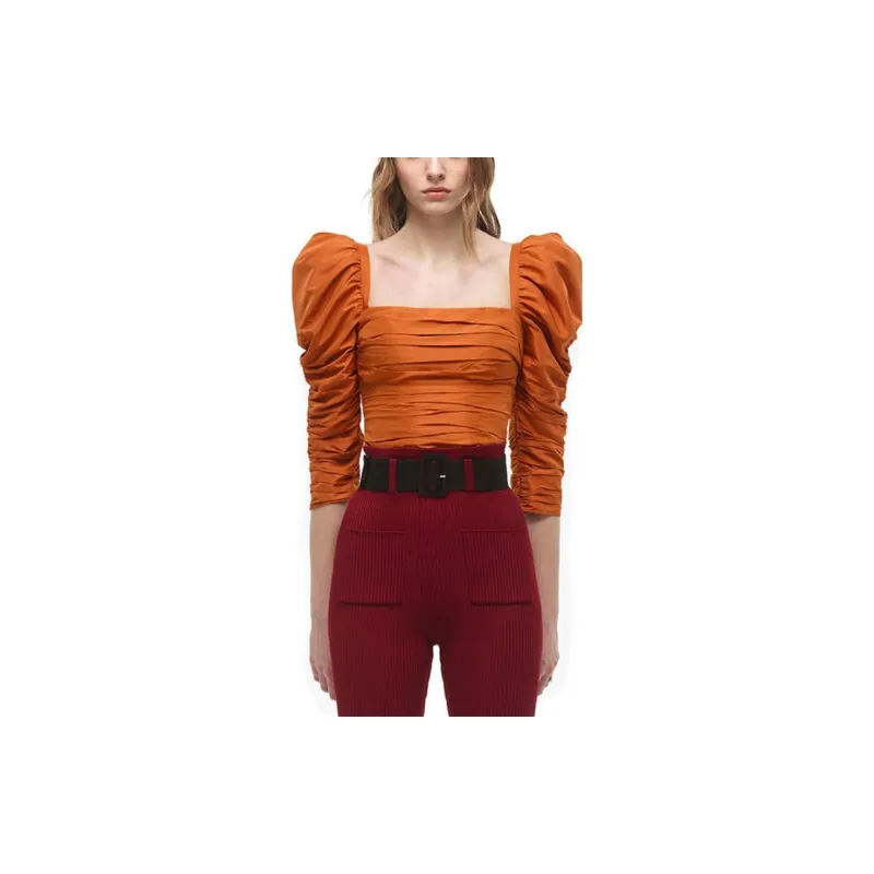 Self portrait Shirts Women's Honey-2