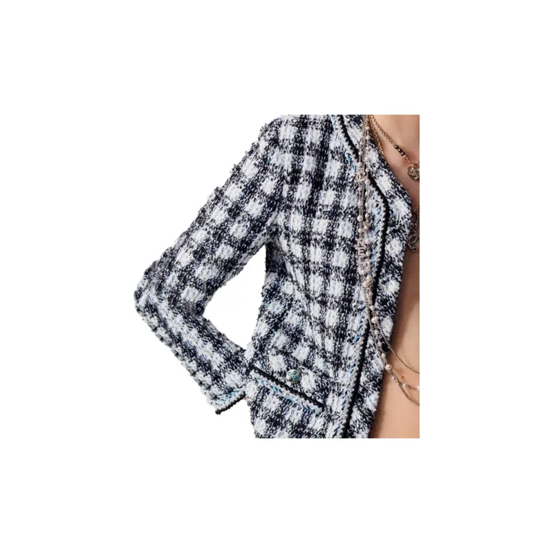 CHANEL SS23 Jackets & Coats Women's Black White-4