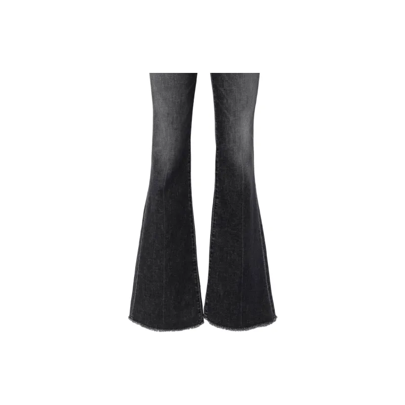PINKO Flora Faded Effect Flared Jeans-6