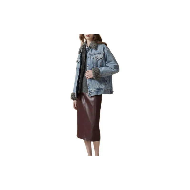 DKNY Denim Jacket Women's Light Blue-4