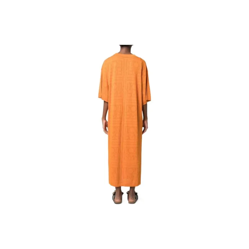 TOTEME Short-Sleeved Dresses Women's Orange-2