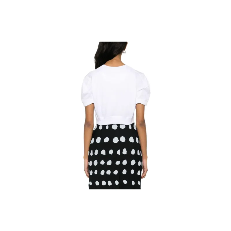 Vivienne Westwood Logo Embroidered Cropped T Shirt-2