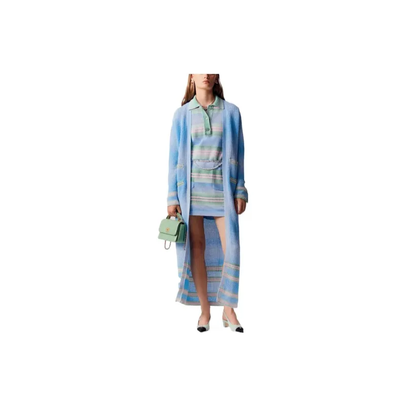 CHANEL SS23 Long Sleeved Dresses Women's Multicolor-1
