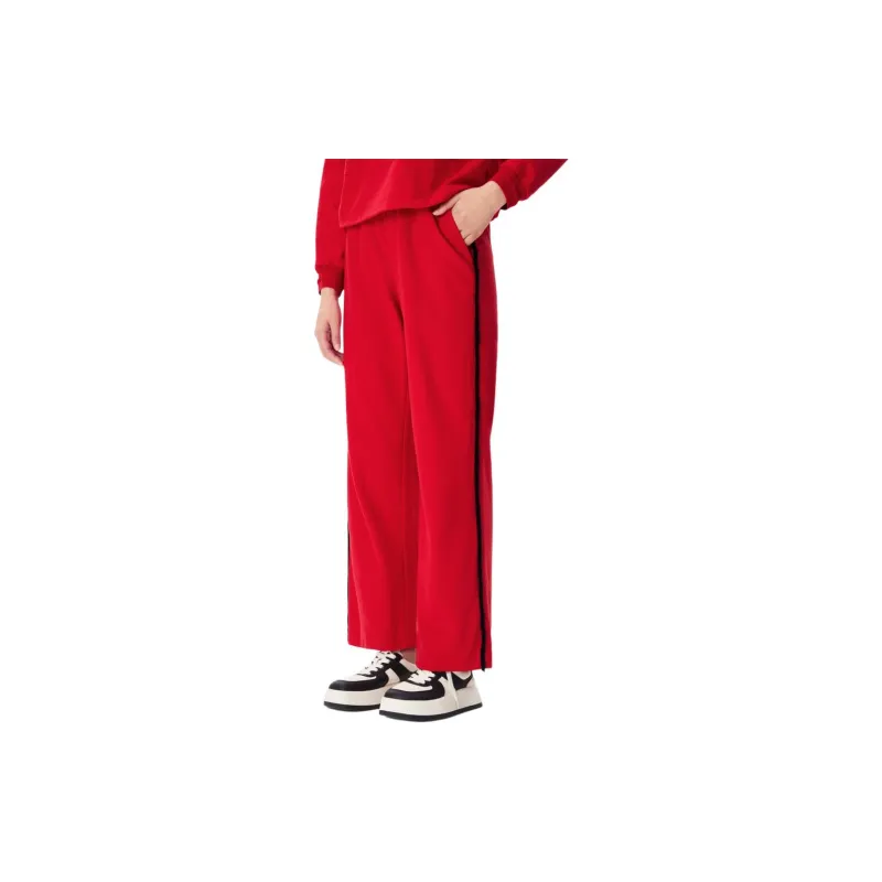 XII BASKET Casual Pants Women's True Red-2