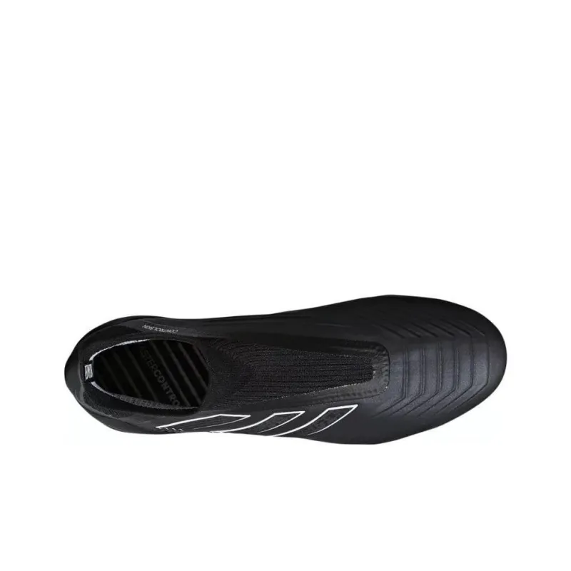 Adidas Predator 18+ FG Rubber Long Studs Slip-Resistant Coverage Soccer Shoes Men's Black-2