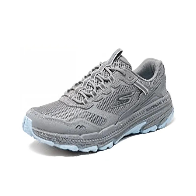 Skechers Durable Breathable Low Top Running Shoes Women's Gray-2