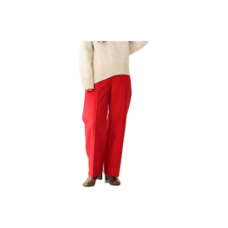 Beams Casual Pants Women's Red-3