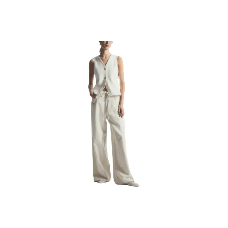 COS Vests Women's Ivory-1