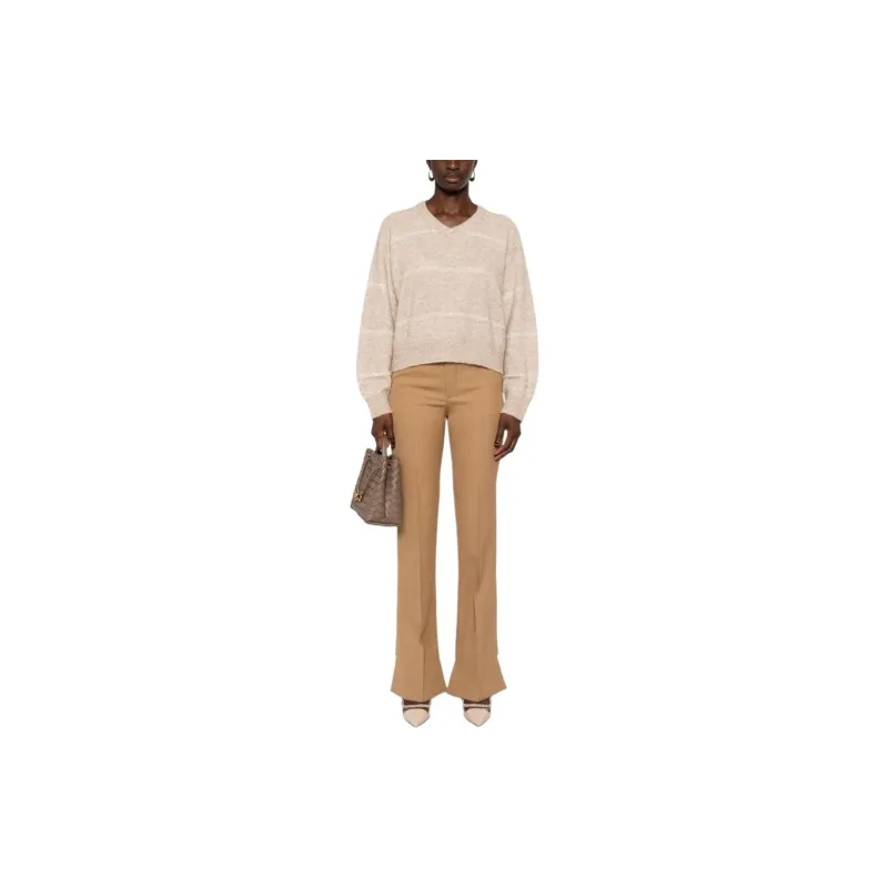 Brunello Cucinelli Sequin Embellished Knitted Zipped Cardigan-1