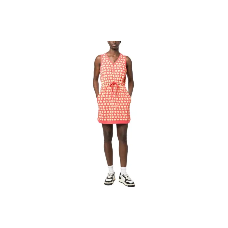MOSCHINO Sleeveless Dresses Women's Orange-1