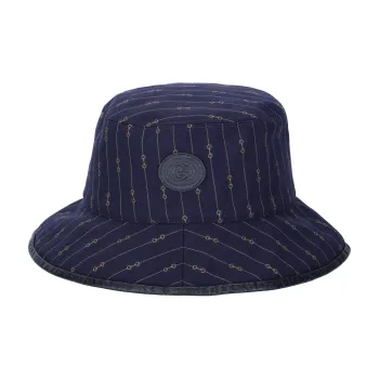 GUCCI Reversible Gg And Horsebit Bucket Hat