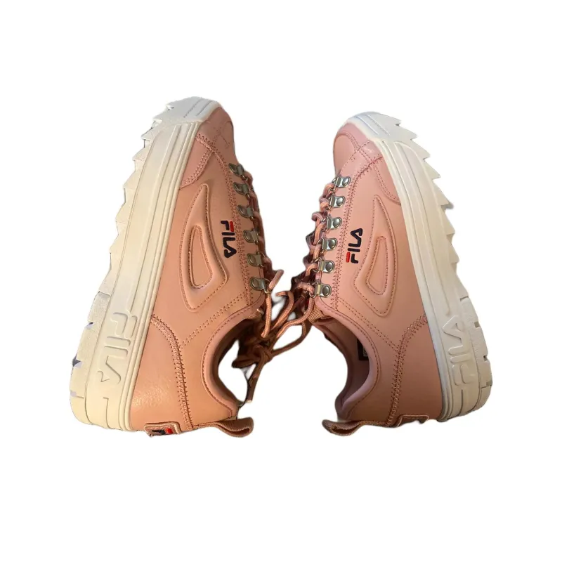 FILA Disruptor Athletic Court Cushioned Slip-Resistant Low-Top Casual Shoes Women's Pink-3