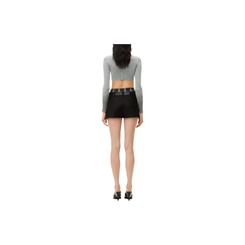Alexander Wang Cropped Long Sleeve Top-2