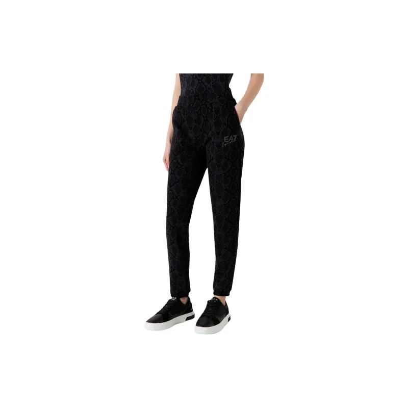 EMPORIO ARMANI EA7 SS24 Sports Pants Women's Black-2