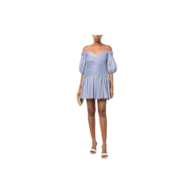 Zimmermann Pleated Wrap Mini Dress-2