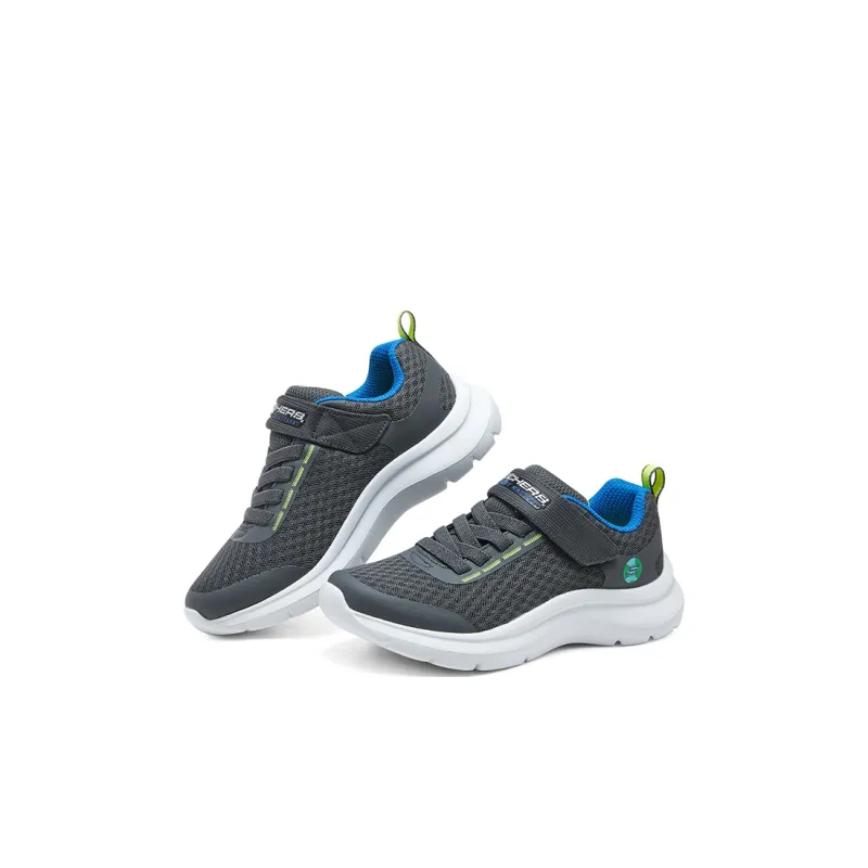 Skechers Go Run 400 Anti-Slip Wear-Resistant Kids Lifestyle Shoes Charcoal Gray Kids'-2