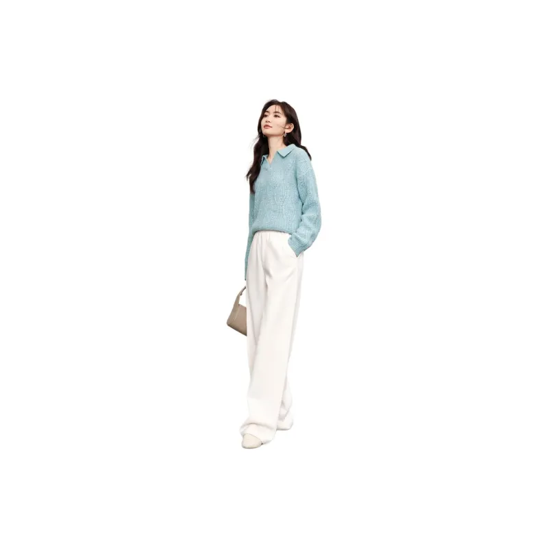 Hopeshow SS24 Knitwear Women's Light Pink Blue-1