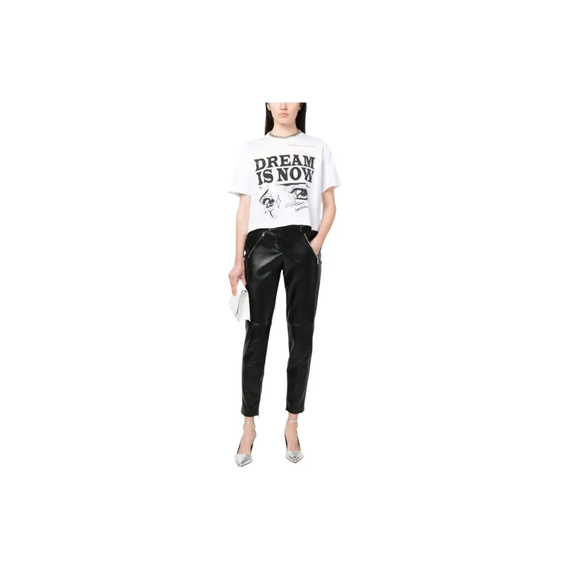 DSQUARED 2 Slogan Graphic print T shirt-4