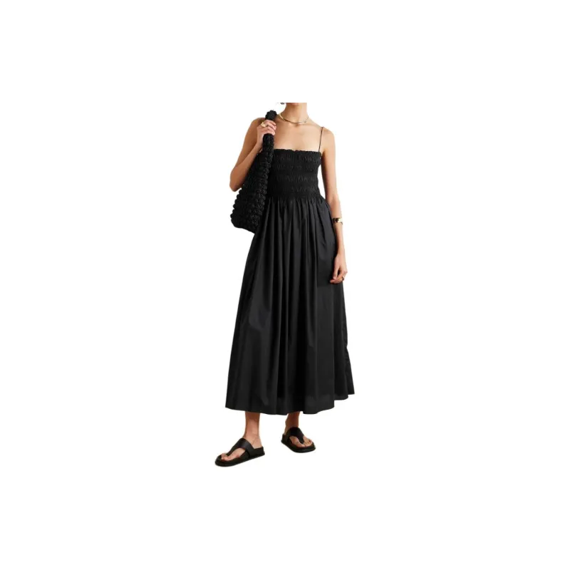 Matteau SS24 Slip Dresses Women's Black-1