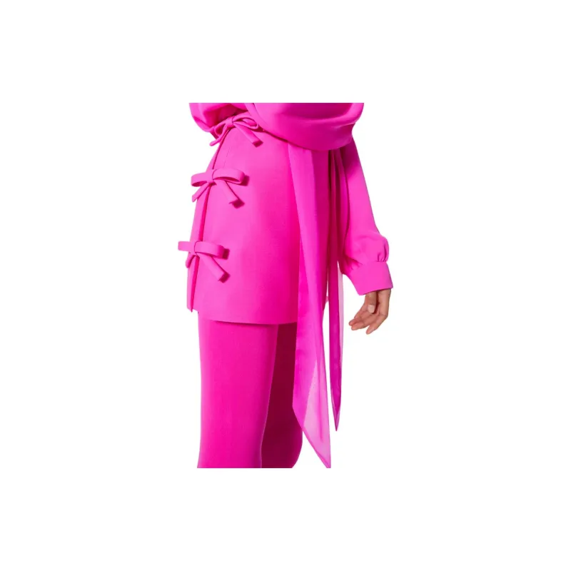 Valentino Pink Pp Collection Casual Short Skirts Women's Pink-3