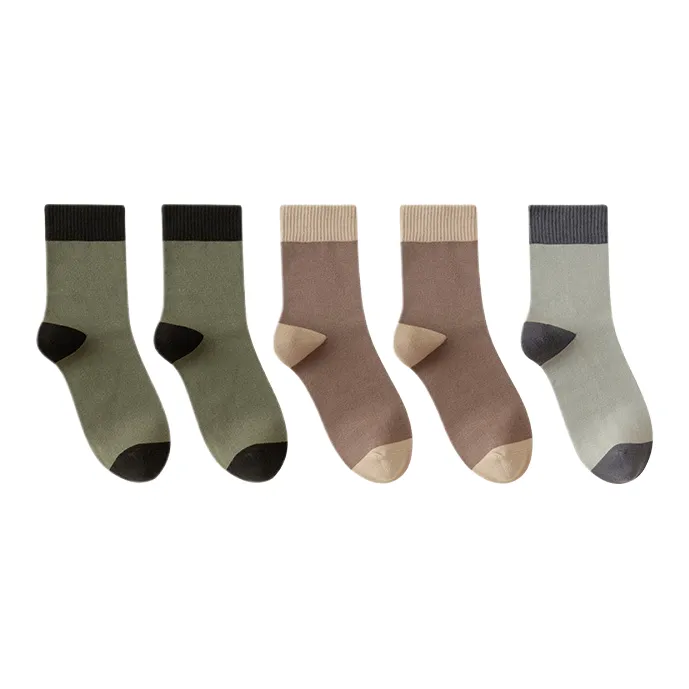 Lan Miao Mid Calf Socks Men's 5 Pack-6