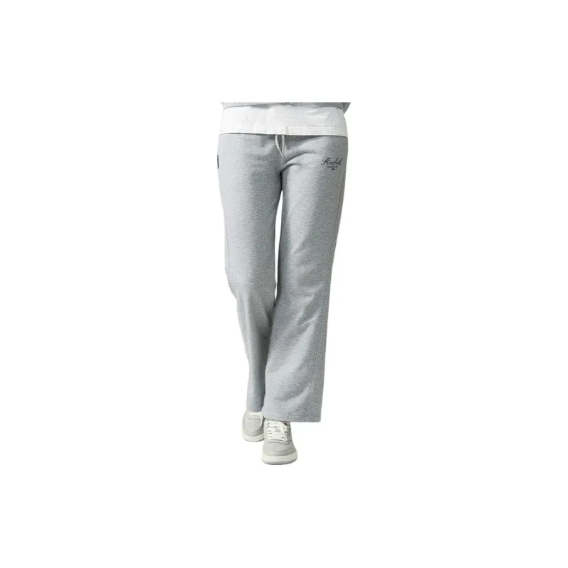 Reebok Knitted Sports Pants Women's Light Heather Gray-2