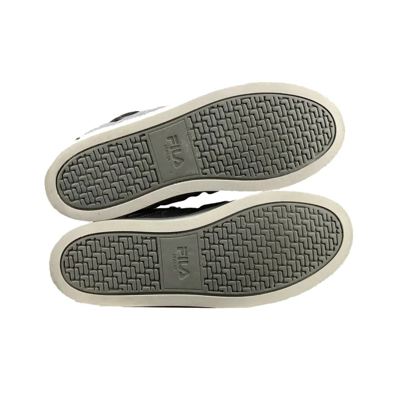 FILA FUSION Casper Anti Slip Wear Resistant Low Top Skateboard Shoes Men's Gray-3