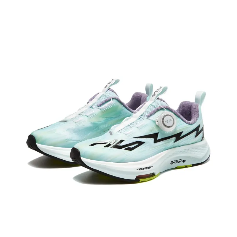 FILA KIDS Anti Slip Wear Resistant Low Top Kids' Running Shoes Ice City Blue Beach Blue Teenagers-1