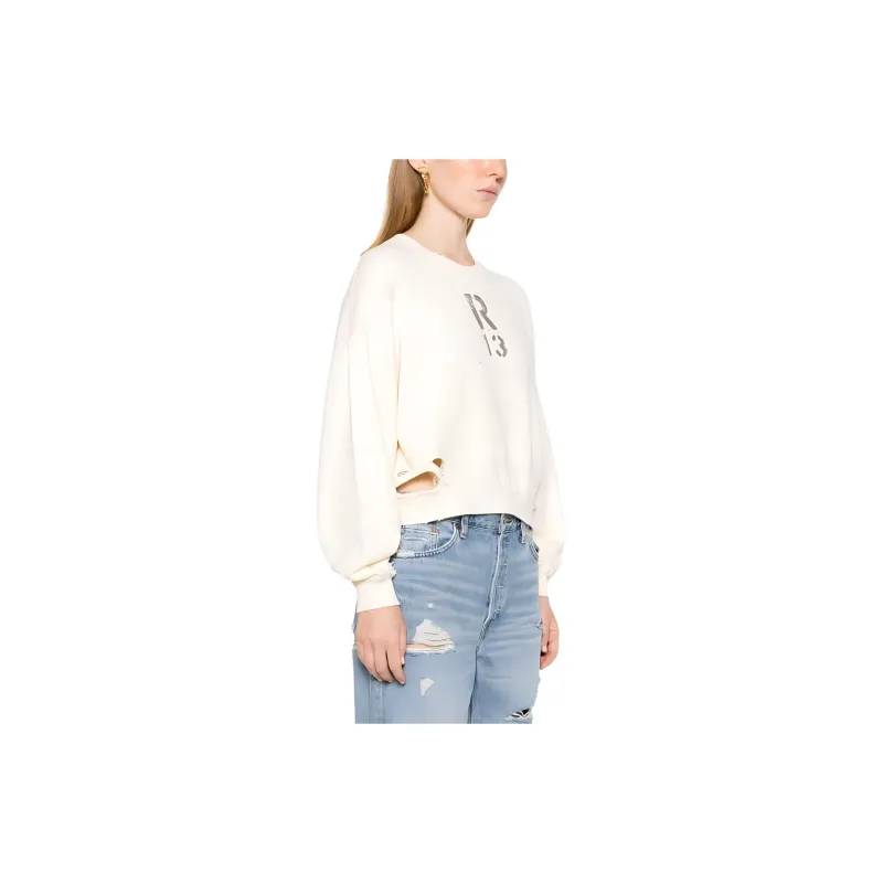 R13 Cropped Sweatshirt-3
