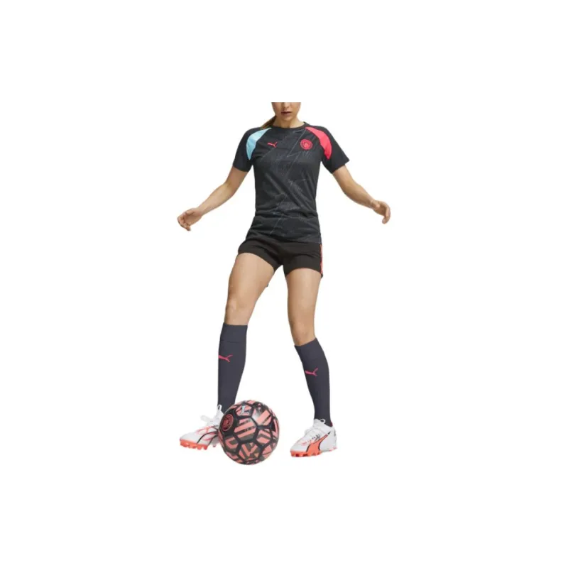PUMA Manchester City Pre match Jersey Soccer Jersey Women's Dark Marine Blue-2