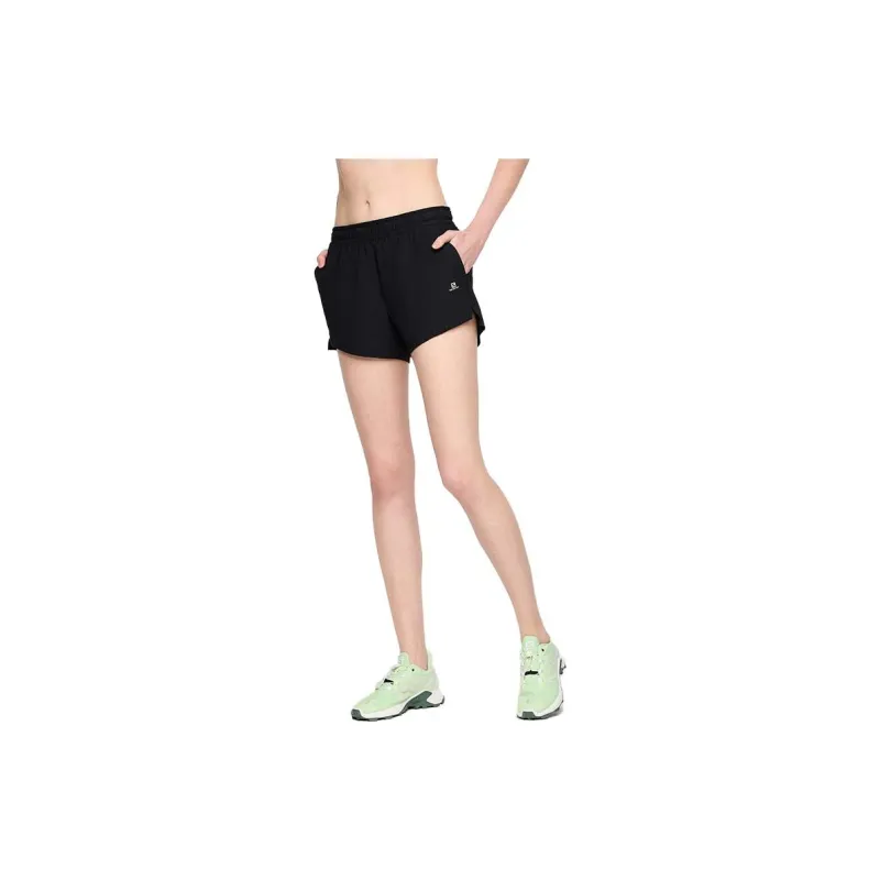 SALOMON Sports Shorts Women's Black-1