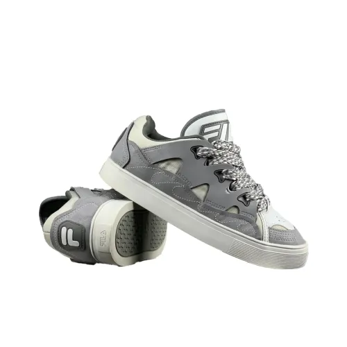 FILA FUSION Casper Skateboard Shoes Men Low-Top Gray