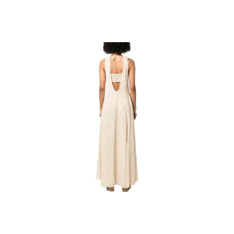 HOLZWEILER Sleeveless Dresses Women's Pink Wax Yellow-2