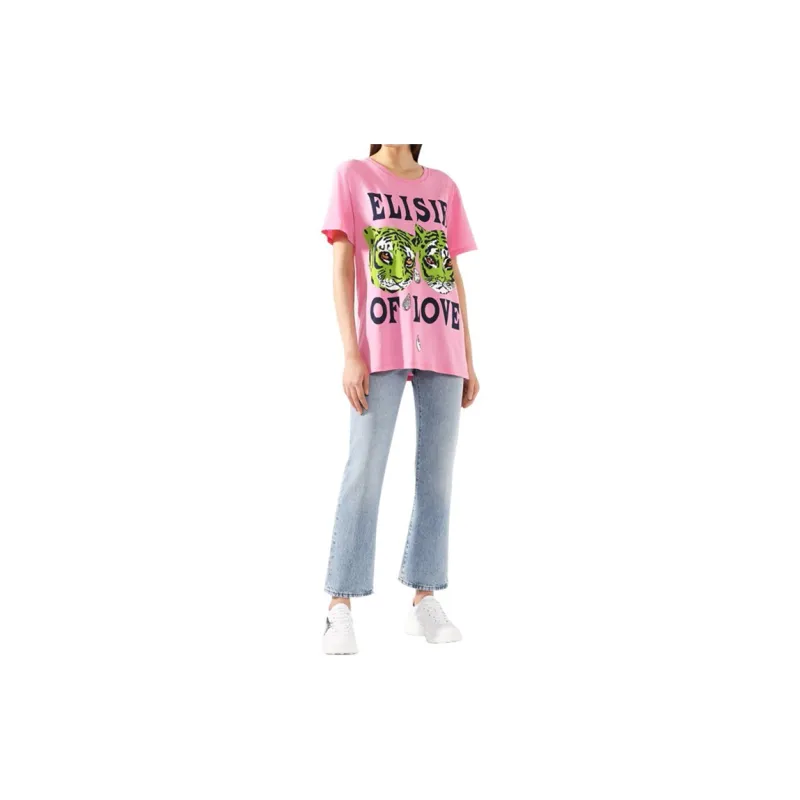 GUCCI Regular T Shirt Women's Pink-1