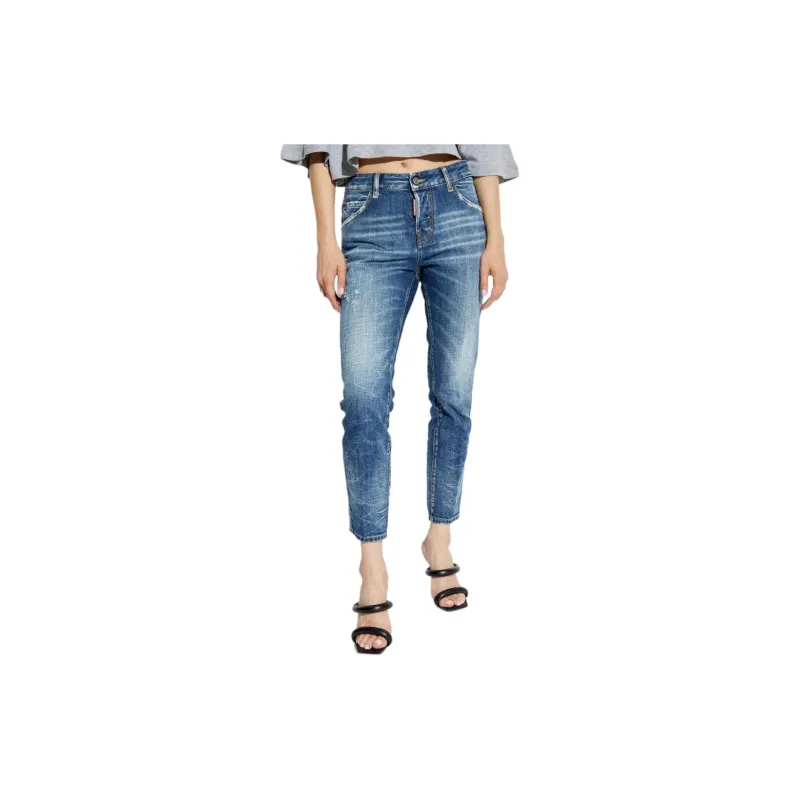 DSQUARED 2 Distressed Cropped Jeans-3
