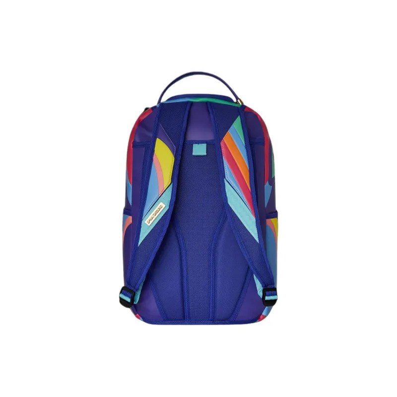 SPRAYGROUND Artificial Leather Backpack Unisex Rainbow-4