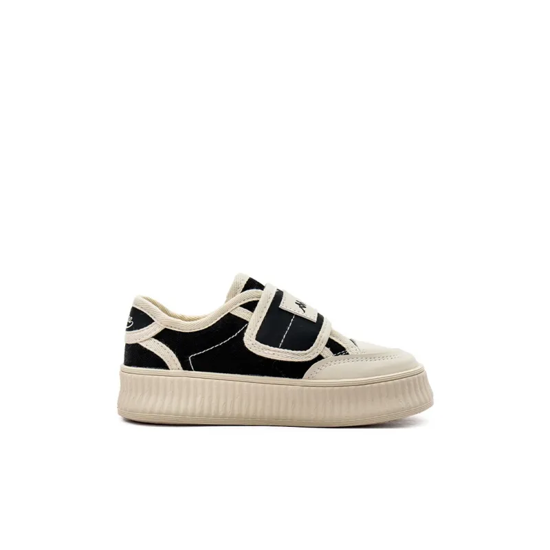 KAPPA KIDS Anti Slip Wear Resistant Low Top Kids Canvas Shoes Black Kids'-1