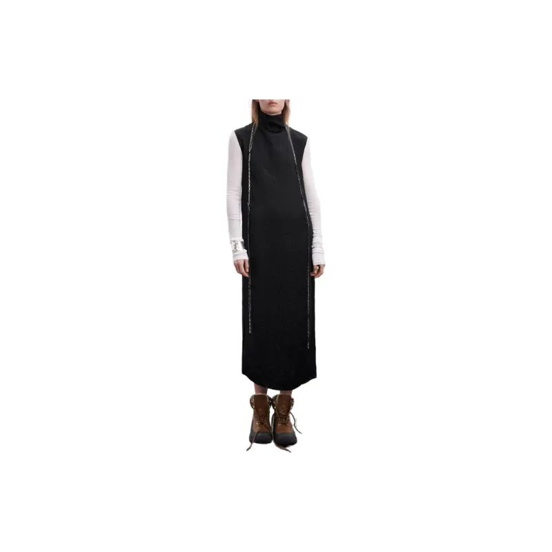 ZARA Sleeveless Dresses Women's Black-2
