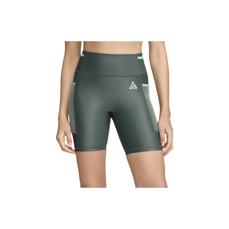 Nike 'White Rapids' Women's Dri FIT Adv Mid Waisted 7' Biker Shorts With Pockets-2
