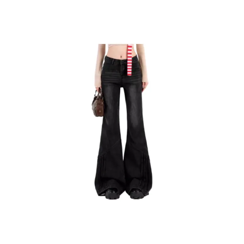 ZNZX NIU Jeans Women's Dark Gray-4