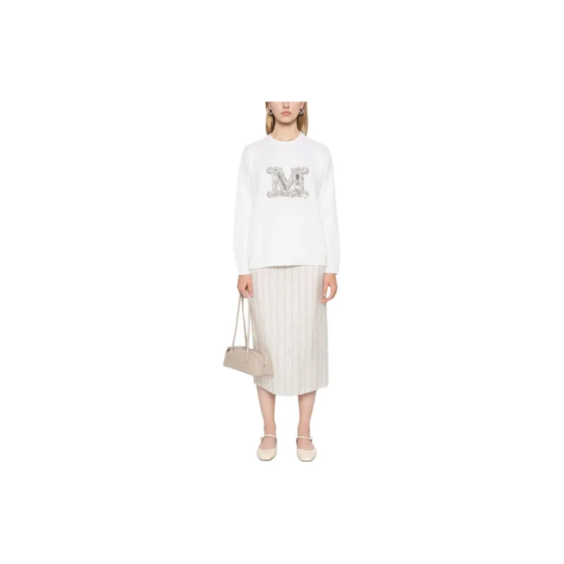 MaxMara Vicolo Crewneck Straight Hem Jumper-1