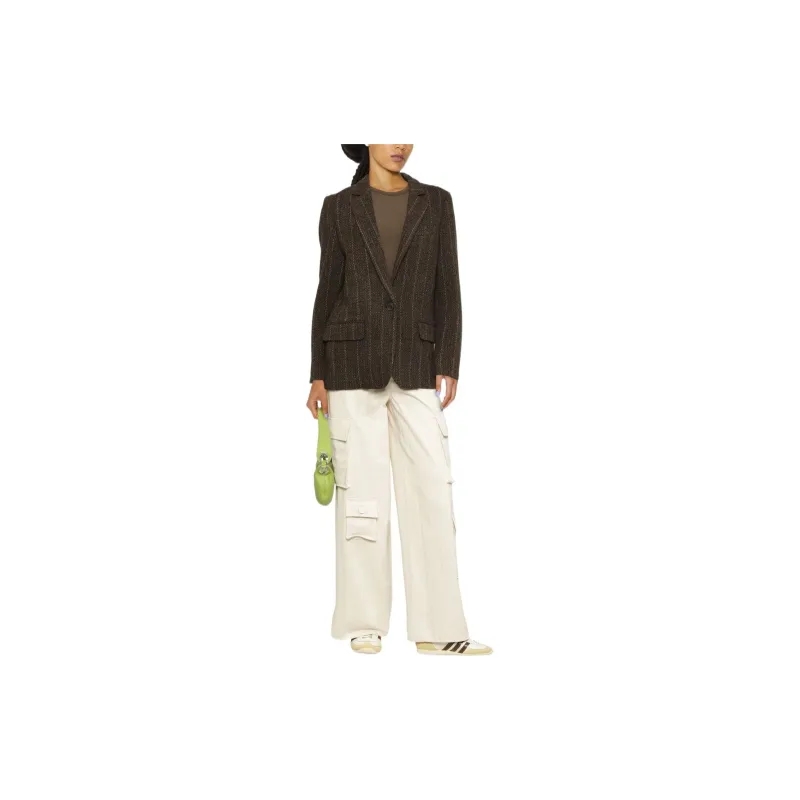 ISABEL MARANT ETOILE Charlyne Single-breasted Wool Blazer-1