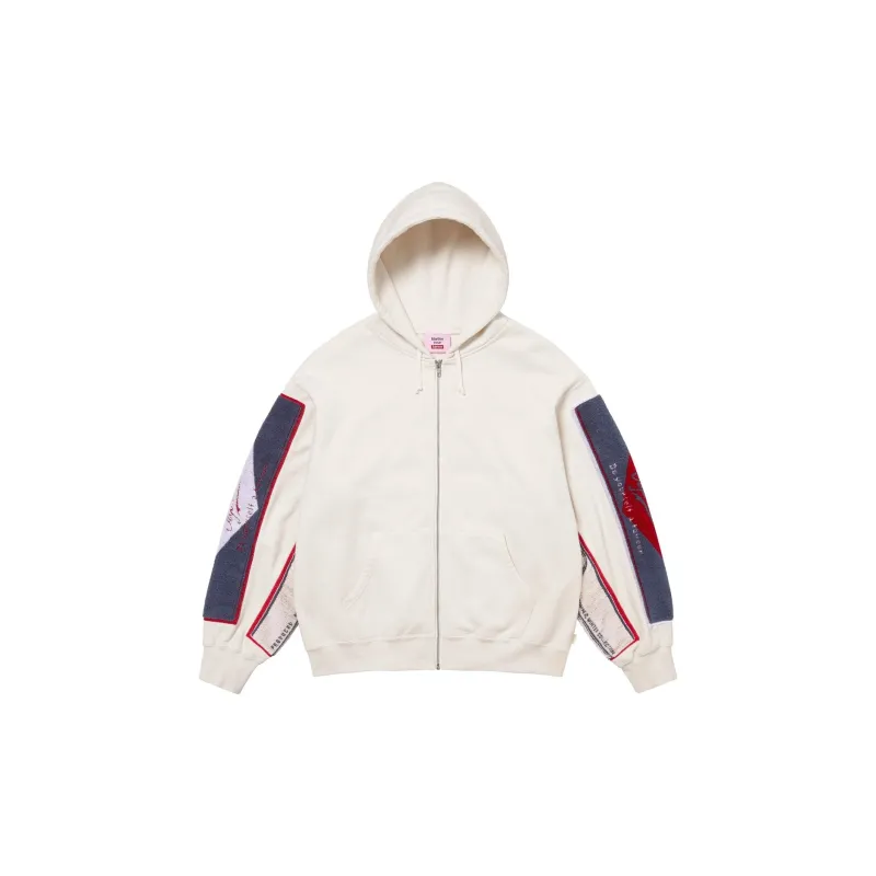 Supreme Martine Rose Towel Zip Up Hooded Sweatshirt-3