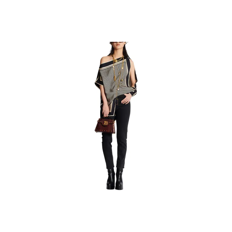 BALMAIN FW23 Jeans Women's Black-1